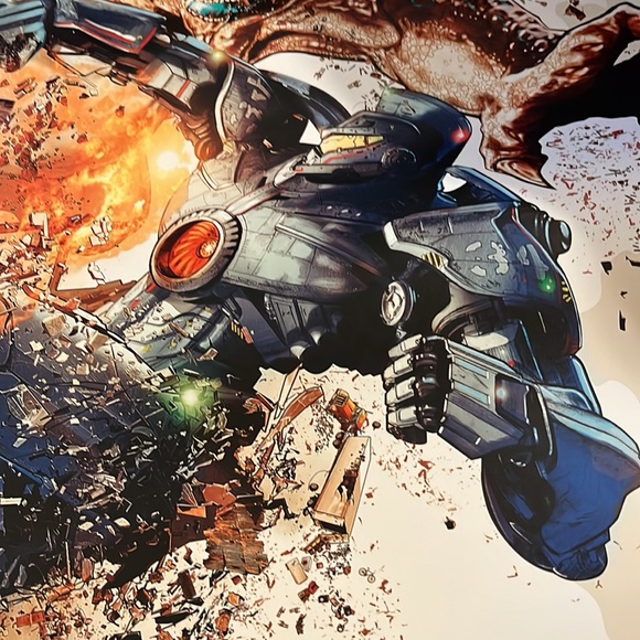 Pacific Rim BOTH Posters (Guillermo del Toro icon mech robots transformers film) - Picture 4 of 7